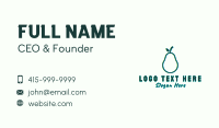 Natural Pear Fruit Business Card