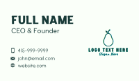 Natural Pear Fruit Business Card