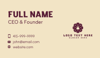 Fitness Kettlebell Badge Business Card