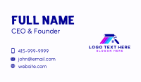 Painting Roof Paint Roller Business Card