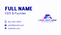 Painting Roof Paint Roller Business Card Design