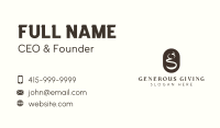 Cafe Restaurant Brand Letter G Business Card Image Preview