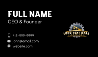 Excavator Construction Equipment Business Card