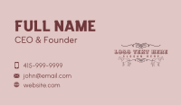 Western Rodeo Horses Business Card