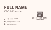 Ancient Ionic Column Business Card