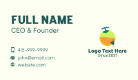 Fresh Fruit Juice Container Business Card Design