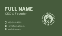 Eco Greenhouse Plants Business Card