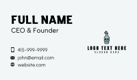 Skull Bottle Brewery Business Card Design