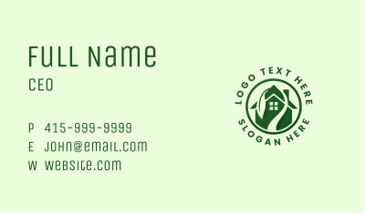 House Landscaping Agriculture Business Card