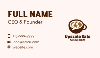 Chat Bubble Cup Business Card Image Preview