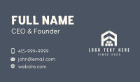 Storage Property Letter F Business Card Design