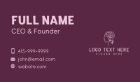 Psychology Nature Therapy Wellness Business Card Design