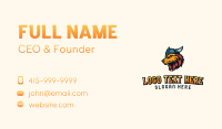 Gaming Wolf Viking Business Card Design