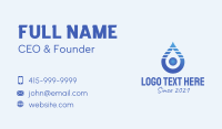 Blue Gradient Liquid  Business Card