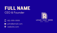 R Business Card example 1