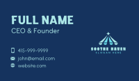 Amusement Park Tent Business Card