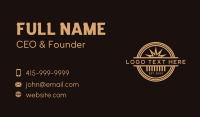 Industrial Company Badge  Business Card Design