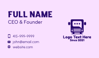 Messaging Business Card example 4