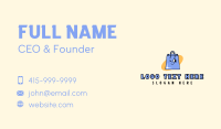 Happy Shopping Bag Store Business Card