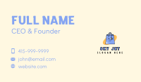 Happy Shopping Bag Store Business Card