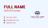 Political Liberty Bell Business Card Design