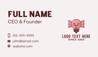 Light Bulb Candy  Business Card Design