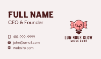 Light Bulb Candy  Business Card Image Preview