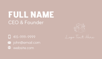 Floral Skin Care Business Card