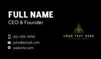 Geometric Pyramid Firm Business Card
