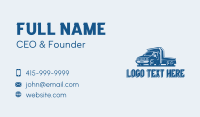 Rustic Flatbed Truck Business Card