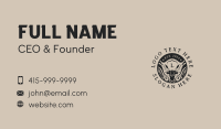 Buffalo Bull Ranch Business Card Design