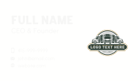 Courier Truck Cargo Business Card