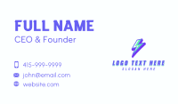 Thunder Bolt Electric Business Card