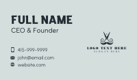 Barbering Business Card example 2