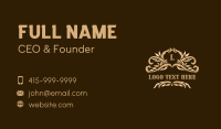 Boutique Florist Garden Business Card