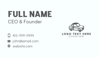 Gray Car Vehicle Business Card