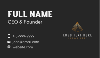 Finance Pyramid Business Card Design