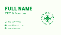 Green Leaf Gardening Business Card