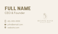 Wellness Flower Hand Business Card Image Preview
