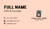 Flying Modern Drone  Business Card Design