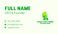 Agriculture Gardening Hand  Business Card