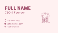 Candle Wax Business Card example 4