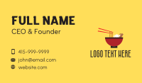 Restaurant Business Card example 1