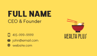 Restaurant Business Card example 1