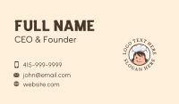 Smiling Restaurant Cook Business Card