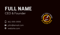 Brick Masonry Trowel Business Card Design