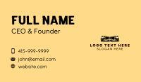 Delivery Trailer Truck Business Card Design