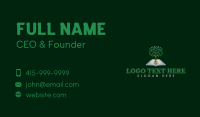 Tree Book Knowledge Business Card Design