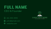 Tree Book Knowledge Business Card