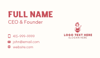 Eating Business Card example 1